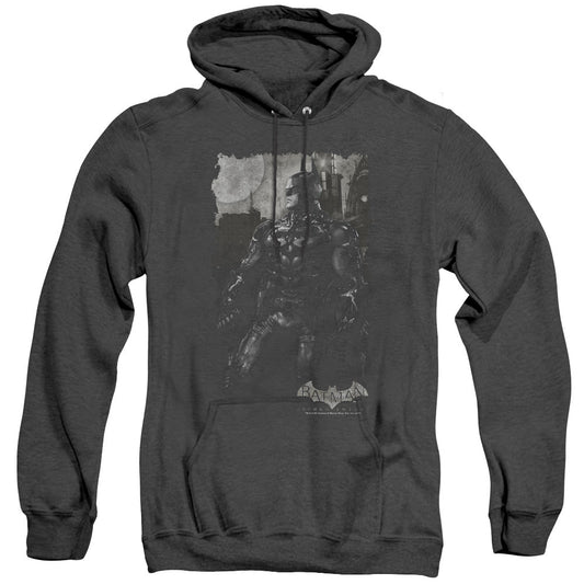 Batman Arkham Knight Bat Brood Mens Heather Hoodie Black Officially Licensed