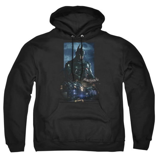 Batman Arkham Knight Batmobile Mens Hoodie Black Officially Licensed