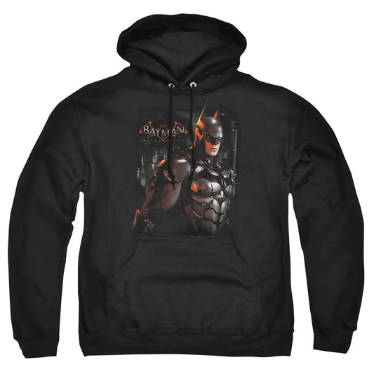 Batman Arkham Knight Dark Knight Mens Hoodie Black Officially Licensed