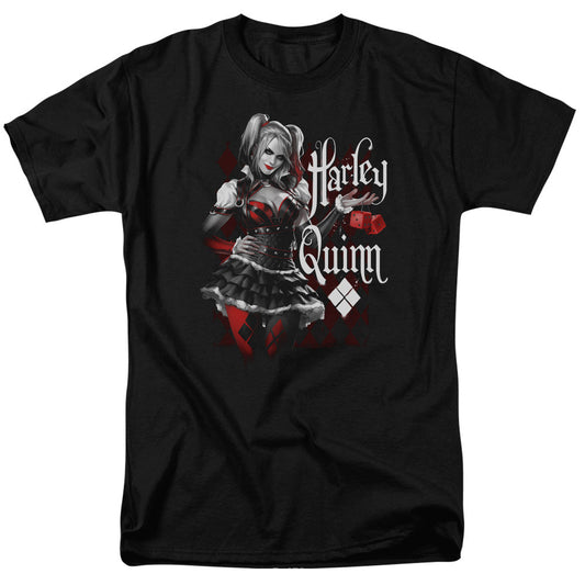 Batman Arkham Knight Dice Mens T Shirt Black Officially Licensed