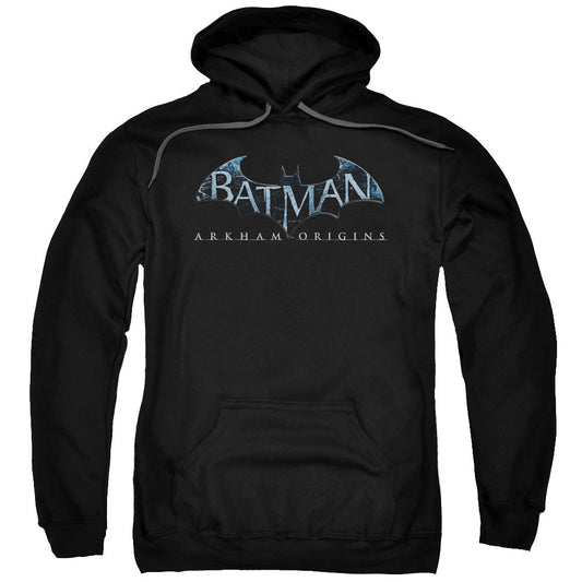 Batman Arkham Origins Logo Mens Hoodie Black Officially Licensed