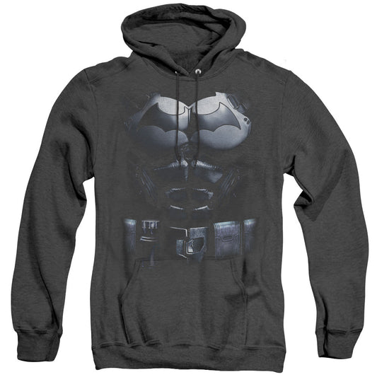 Batman Arkham Origins Uniform Mens Heather Hoodie Black Officially Licensed