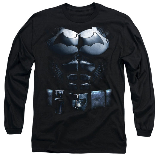 Batman Arkham Origins Costume Mens Long Sleeve Shirt Black Officially Licensed
