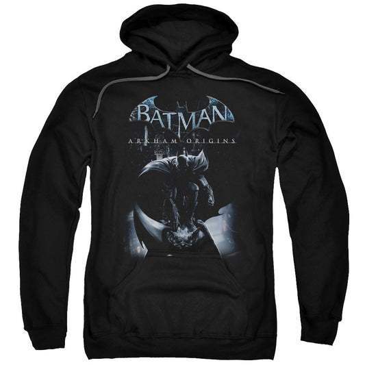 Batman Arkham Origins Perched Cat Mens Hoodie Black Officially Licensed