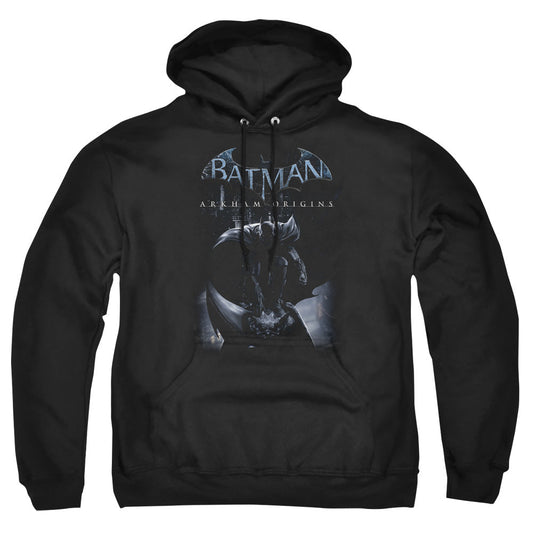 Batman Arkham Origins Perched Cat Mens Hoodie Black Officially Licensed