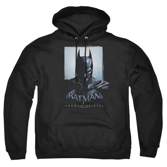 Batman Arkham Origins Two Sides Mens Hoodie Black Officially Licensed
