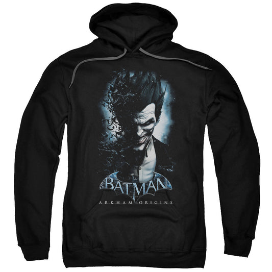 Batman Arkham Origins Joker Mens Hoodie Black Officially Licensed