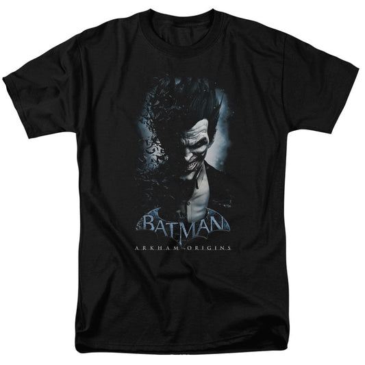 Batman Arkham Origins Joker Mens T Shirt Black Officially Licensed