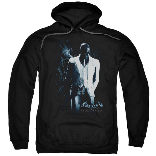 Batman Arkham Origins Black Mask Mens Hoodie Black Officially Licensed