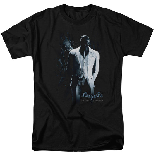 Batman Arkham Origins Black Mask Mens T Shirt Black Officially Licensed