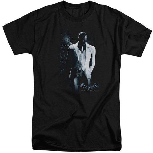 Batman Arkham Origins Black Mask Mens Tall T Shirt Black Officially Licensed