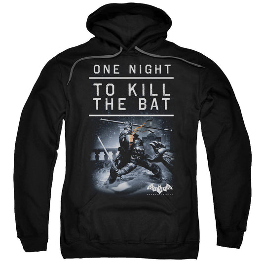 Batman Arkham Origins One Night Mens Hoodie Black Officially Licensed