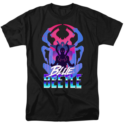 Blue Beetle (2023) Silhouette Mens T Shirt Black Officially Licensed