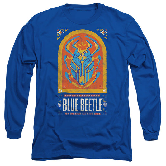 Blue Beetle (2023) Archway Mens Long Sleeve Shirt Royal Officially Licensed