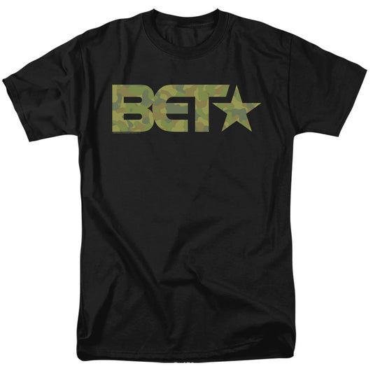 Bet Bet Camo Logo Mens T Shirt Black Officially Licensed