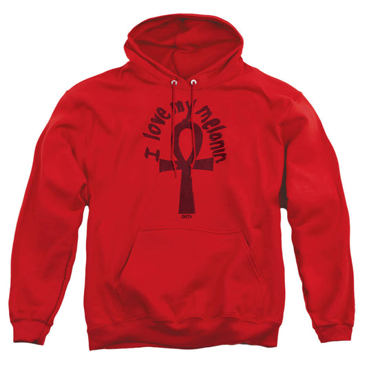 Bet I Love My Melanin Mens Hoodie Red Officially Licensed