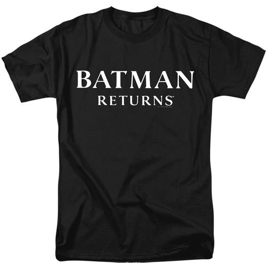 Batman Returns Logo Mens T Shirt Black Officially Licensed