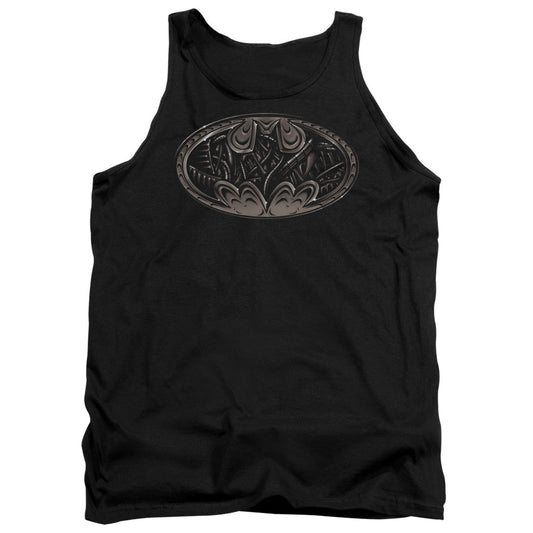 Batman Bio Mech Bat Shield Mens Tank Top Shirt Black Officially Licensed
