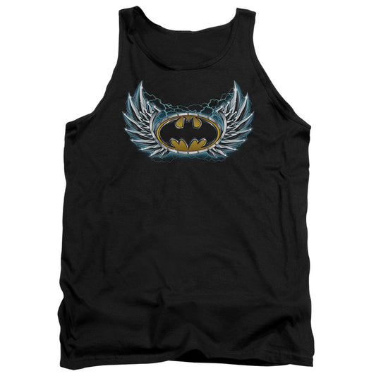 Batman Steel Wings Logo Mens Tank Top Shirt Black Officially Licensed