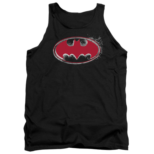 Batman Hardcore Noir Bat Logo Mens Tank Top Shirt Black Officially Licensed