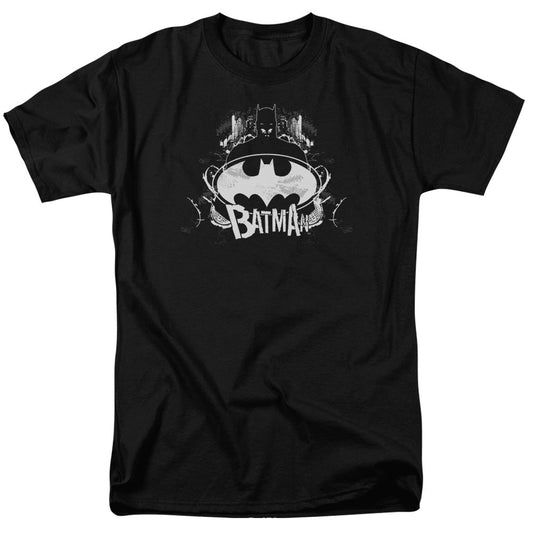 Batman Grim & Gritty Mens T Shirt Black Officially Licensed