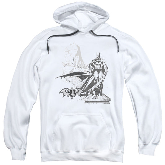 Batman Overseer Mens Hoodie White Officially Licensed