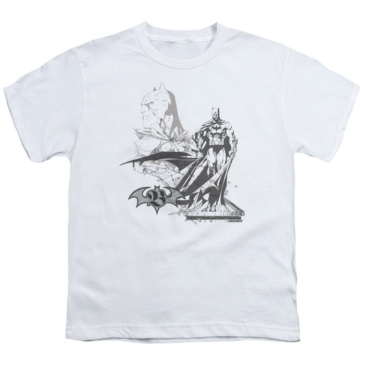 Batman Overseer Kids Youth T Shirt White Officially Licensed