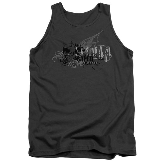 Batman Urban Crusader Mens Tank Top Shirt Charcoal Officially Licensed
