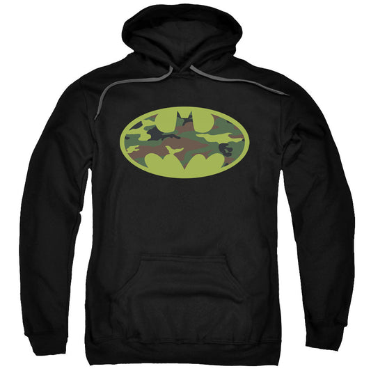 Batman Camo Logo Mens Hoodie Black Officially Licensed