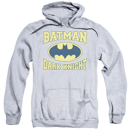 Batman Dark Knight Jersey Mens Hoodie Athletic Heather Officially Licensed
