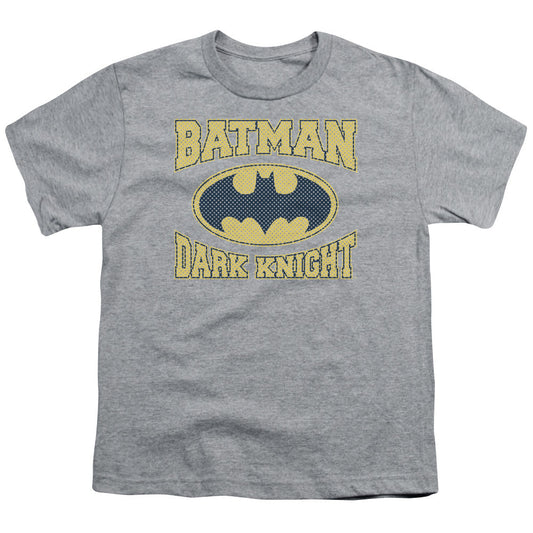 Batman Dark Knight Jersey Kids Youth T Shirt Athletic Heather Officially Licensed