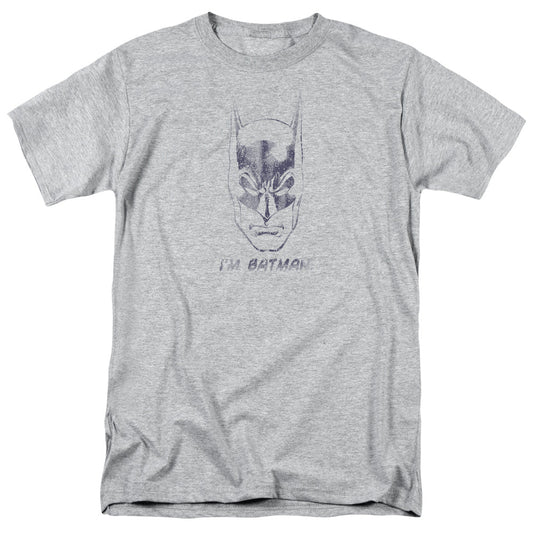 Batman Im Batman Mens T Shirt Athletic Heather Officially Licensed