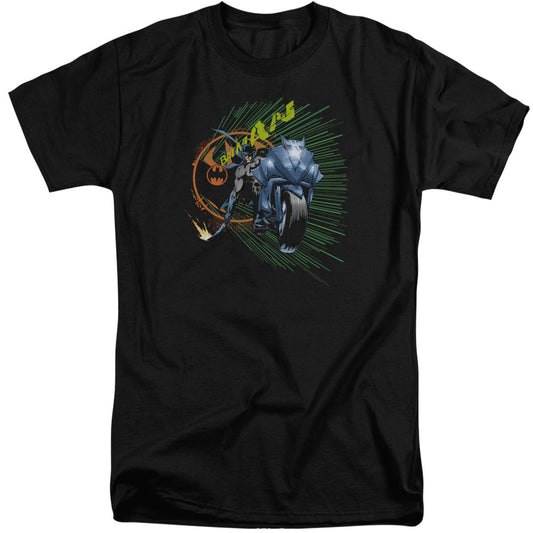 Batman Batcycle Mens Tall T Shirt Black Officially Licensed