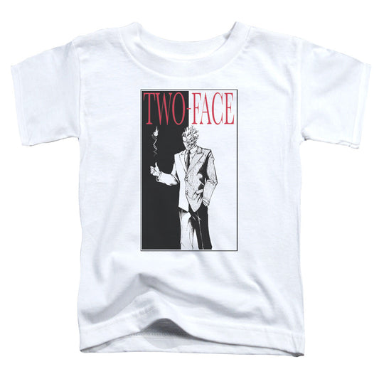 Batman Two Face Toddler Kids Youth T Shirt White Officially Licensed