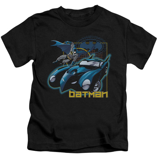 Batman Nice Wheels Juvenile Kids Youth T Shirt Black Officially Licensed