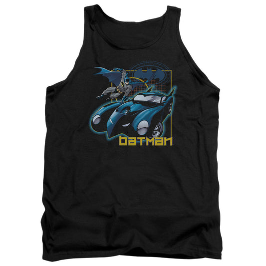 Batman Nice Wheels Mens Tank Top Shirt Black Officially Licensed