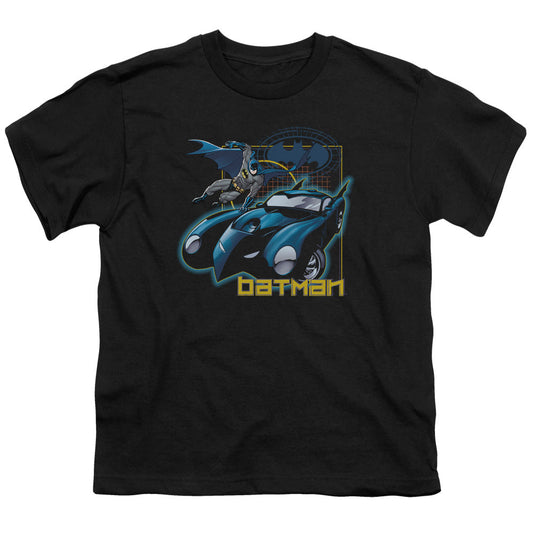 Batman Nice Wheels Kids Youth T Shirt Black Officially Licensed