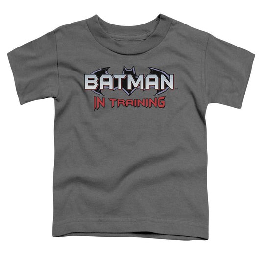 Batman Batman In Training Toddler Kids Youth T Shirt Charcoal Officially Licensed