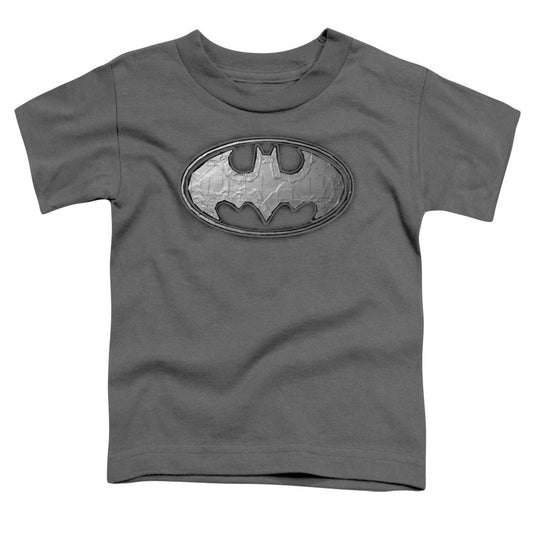 Batman Duct Tape Logo Toddler Kids Youth T Shirt Charcoal Officially Licensed
