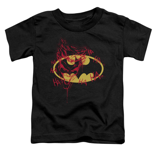 Batman Joker Graffiti Toddler Kids Youth T Shirt Black Officially Licensed