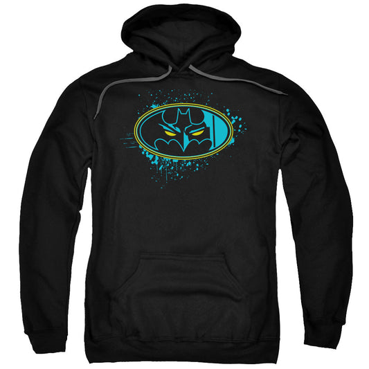 Batman Eyes In The Darkness Mens Hoodie Black Officially Licensed