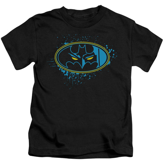 Batman Eyes In The Darkness Juvenile Kids Youth T Shirt Black Officially Licensed