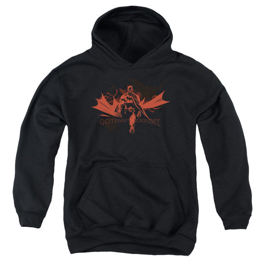 Batman Gotham Knight Kids Youth Hoodie Black Officially Licensed