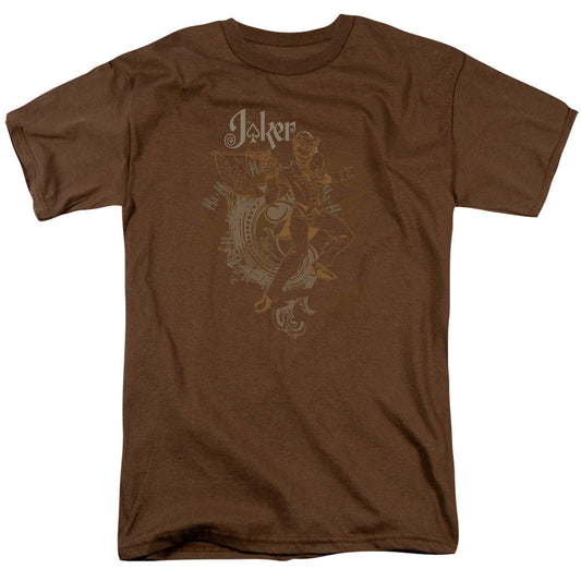 Batman Joker Explosion Mens T Shirt Coffee Officially Licensed
