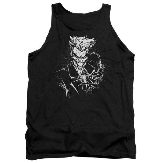 Batman Jokers Splater Ile Mens Tank Top Shirt Black Officially Licensed