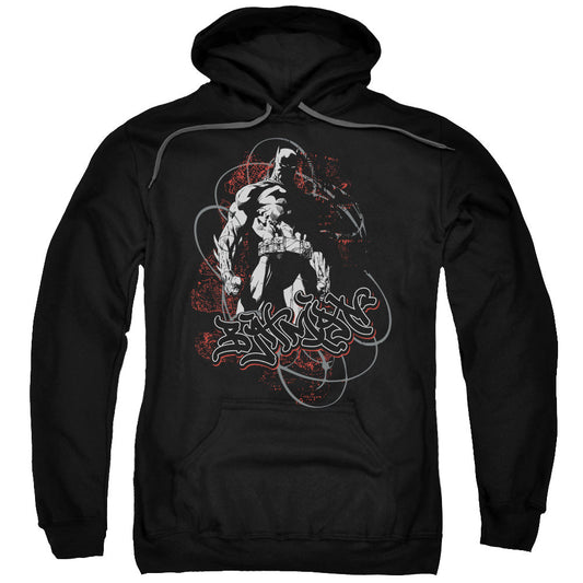 Batman Urban Gotham Mens Hoodie Black Officially Licensed