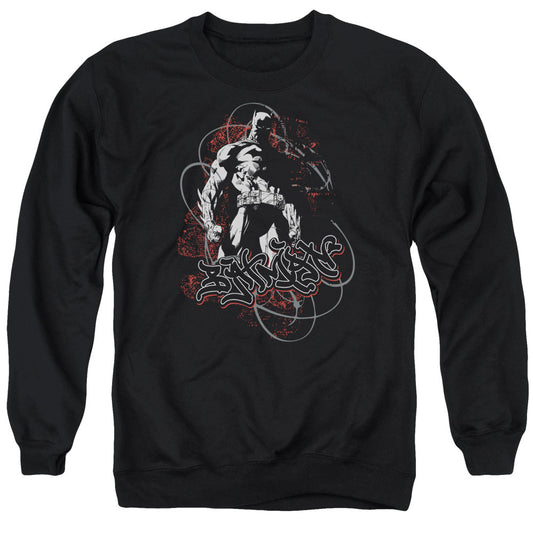 Batman Urban Gotham Mens Crewneck Sweatshirt Black