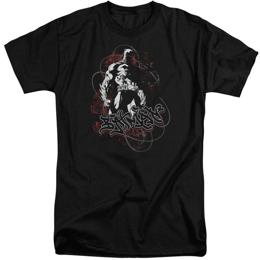 Batman Urban Gotham Mens Tall T Shirt Black Officially Licensed