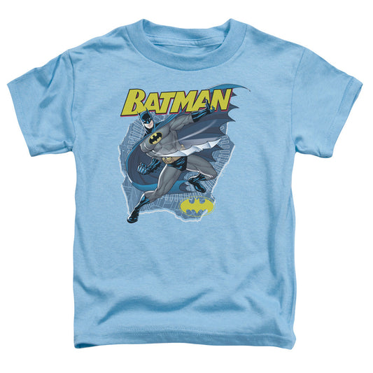 Batman Taste The Metal Toddler Kids Youth T Shirt Carolina Blue Officially Licensed