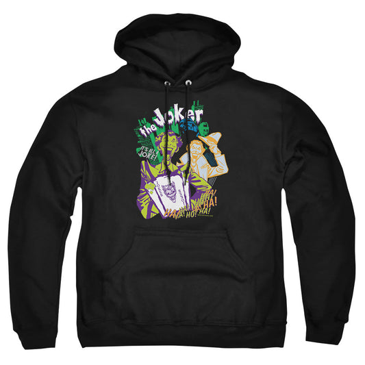 Batman Its All A Joke Mens Hoodie Black Officially Licensed
